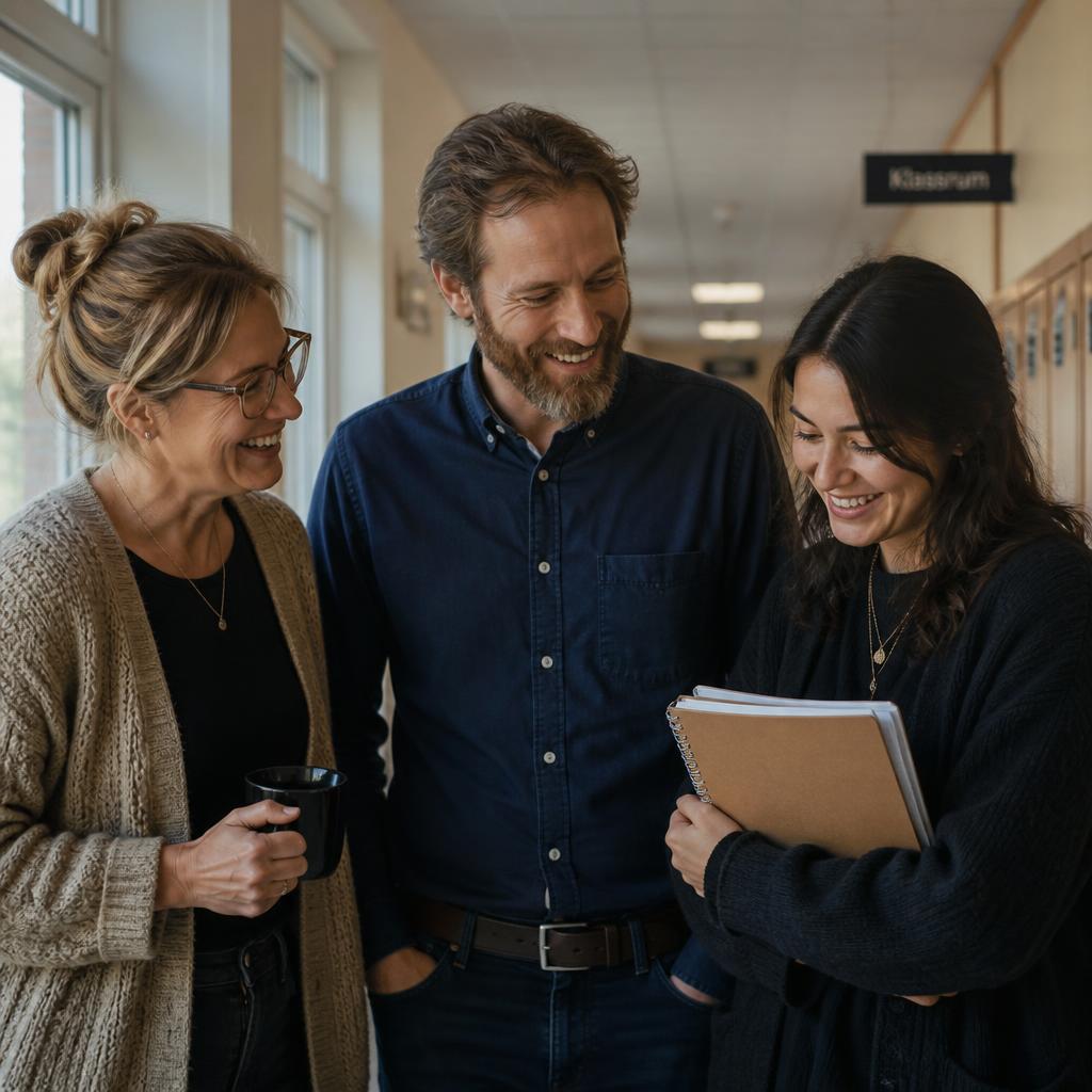 Pedagogteamet på Åbyängskolan — rektor, klasslärare, specialpedagog och elevhälsa.